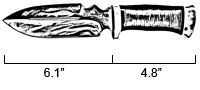 Rosarms knife sizes